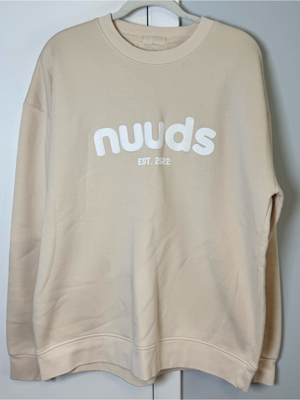 Nuuds Crewneck Sweatshirt in Beige